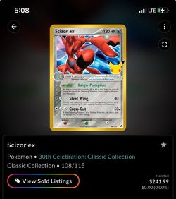 scizor ex 30th celebration