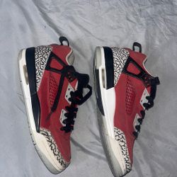 Air Jordan Spizike Red Cement Sneakers
