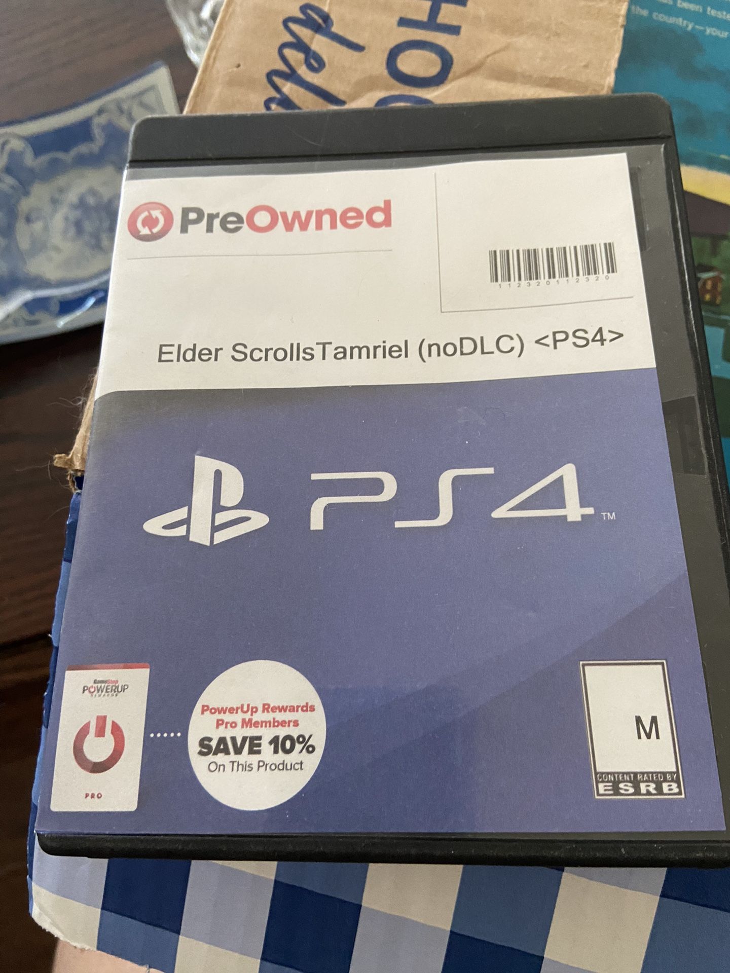 PS4 Elder Scrolls Game