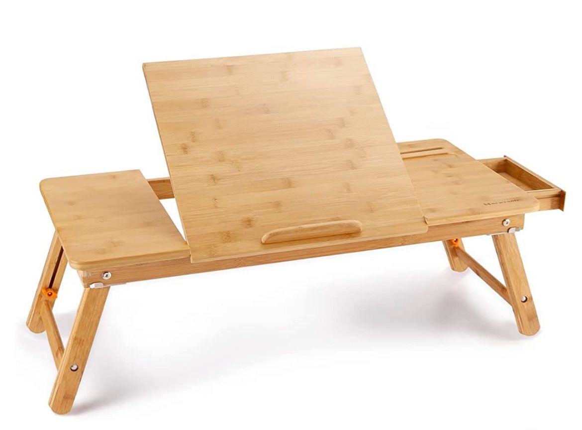 Bamboo laptop desk/tray