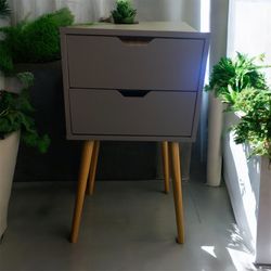 *Pending*Nice Side Table/Night Stand  Or Office w/two Drawers Shelves 