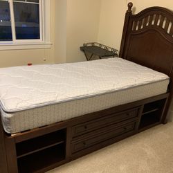 Single Bed Frame And Mattress