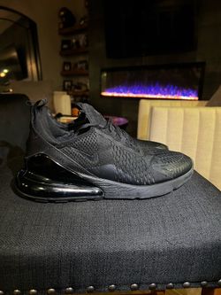 Nike Air Max 270 shoes in a "Triple Black"