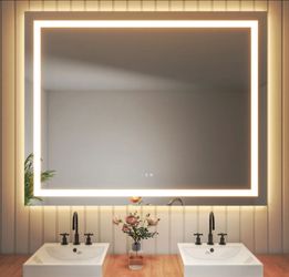 LED bathroom mirror never used