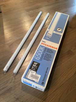 2 Sylvania 48” 40W 22482-2 Fluorescent Light Bulbs
