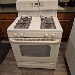 30" GE gas stove and oven
