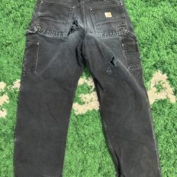 Black Carhartt Vintage Pants Size 33 X 30