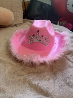 Pink Glittery Cowboy Hat