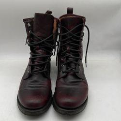 Frye Veronica Lace-up Boots women burgundy size 11 B