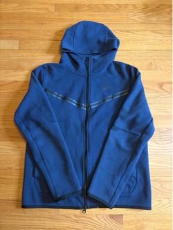 Nike Tech Fleece Zip Windrunner Hoodie Navy Blue (Men Medium)