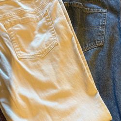 2 Young Mens Jeans Size 12-14 Husky 