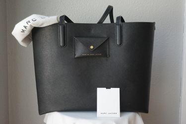 Marc Jacobs Large Leather Tote Bag