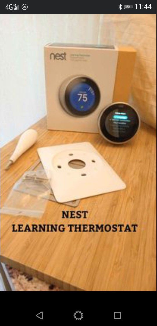 NEST - LEARNING THERMOSTAT FURNACE/AC HEAT PUMP