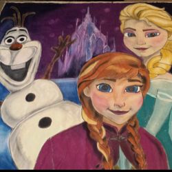 Frozen Backdrop