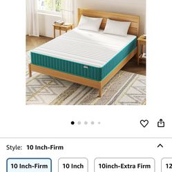 Full 10” Inch Mattress 