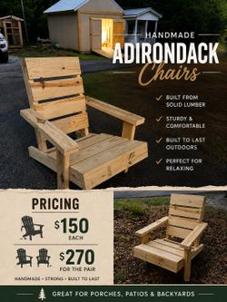 Handmade Adirondack Chairs