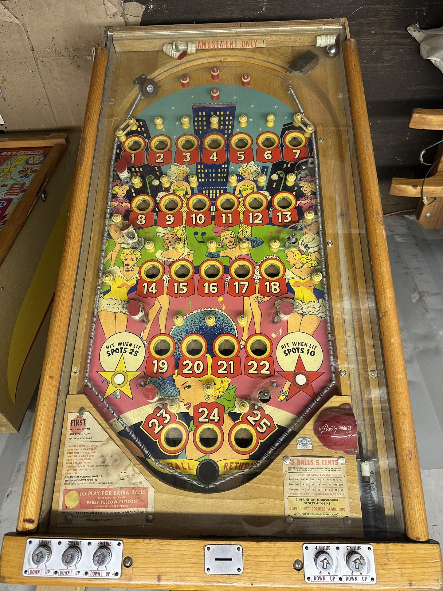 Antique Pinball Machine