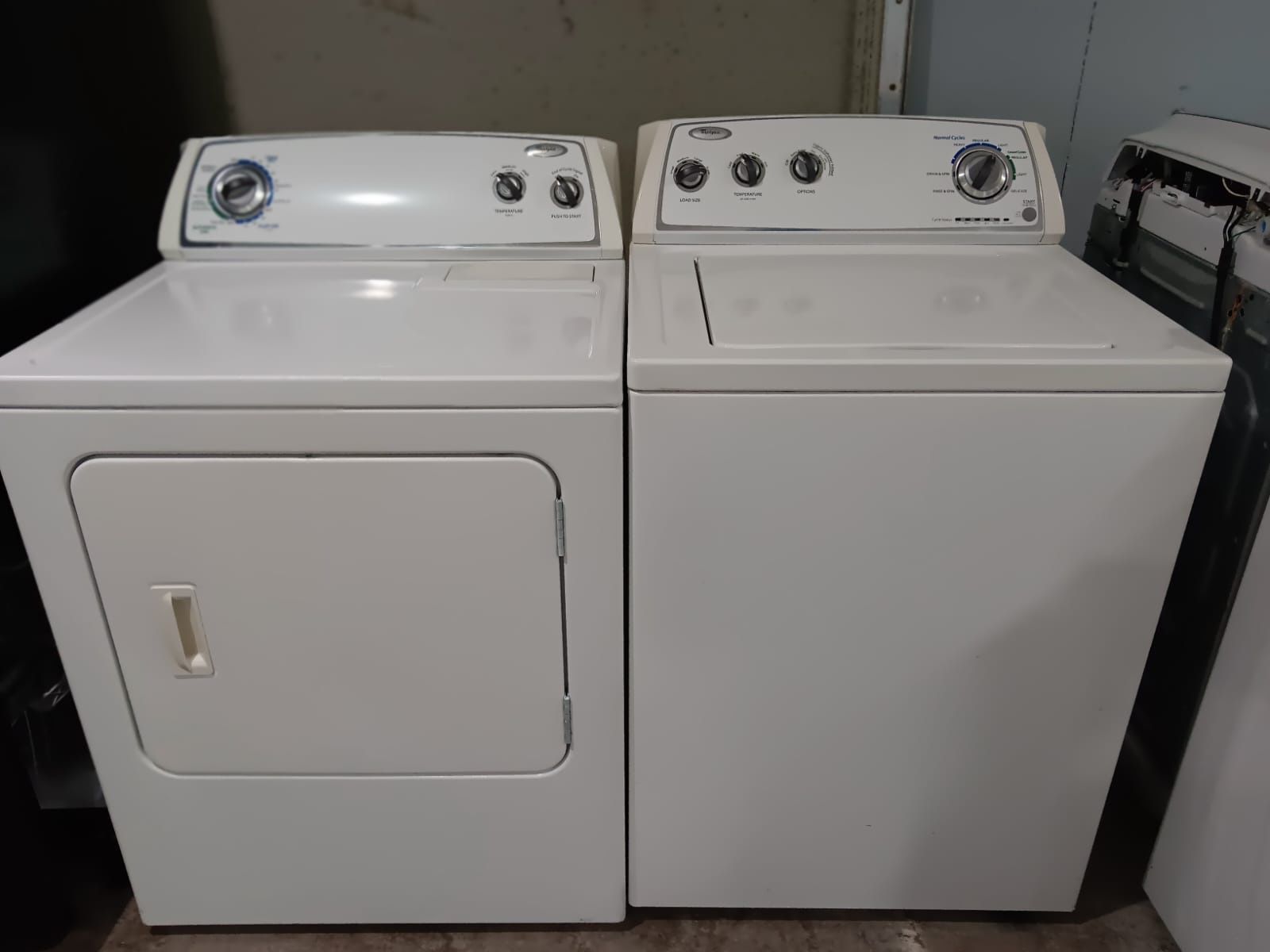 Whirlpool Set washer And Dryer available