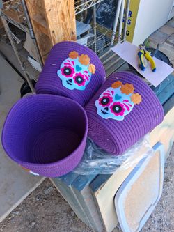 Rope Basket Halloween 