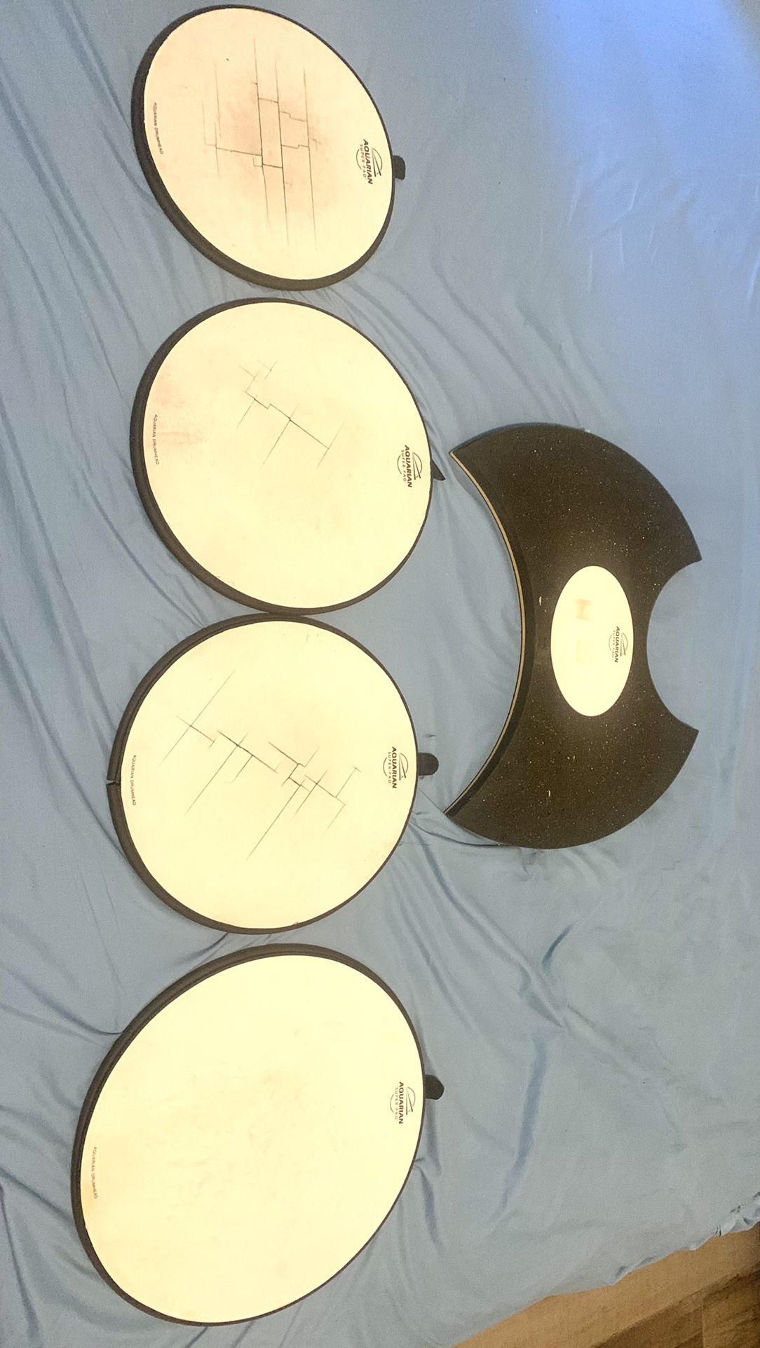 Aquarian Super Pad Acoustic Drum Kit Practice Kit