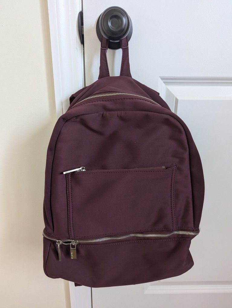 Burgundy Backpack Purse