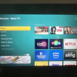 58 Inch Hisense  Roku Tv