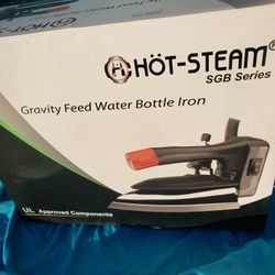 NEW Professional Bottle Fed Steam Iron Clothes Iron Retails For $199 Asking $100 Firm