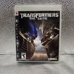 Transformers The Game Sony PlayStation 3 PS3, TESTED & WORKING!