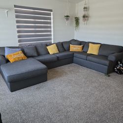 Grey sectional 