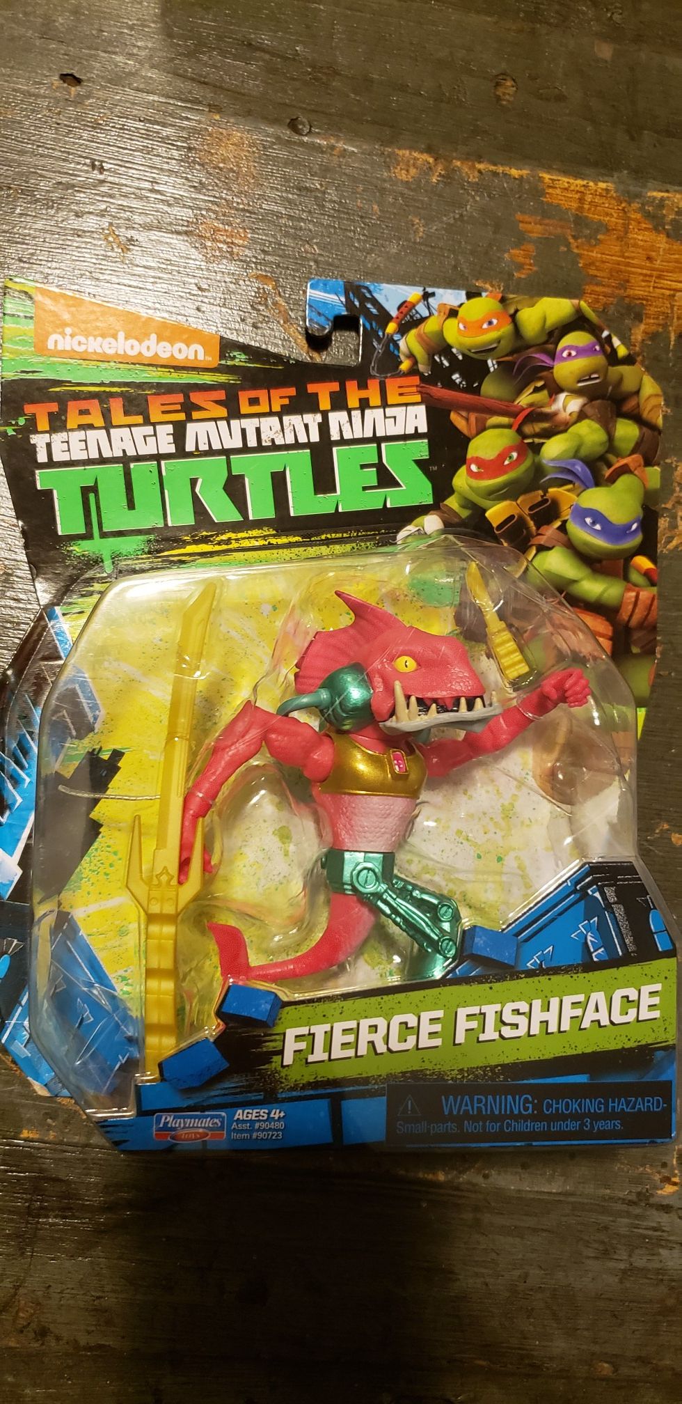 TMNT action figures, Fierce Fishface, Brutal Shredder, Mastermind Baxter Fly, Super Ninja Raph and Mikey