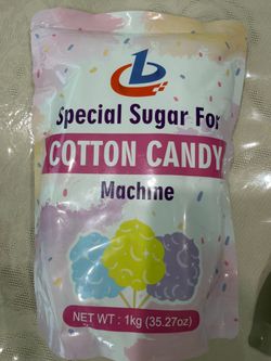 Premium Cotton Candy Sugar – 1kg (35.27 oz) – Floss Machine Sugar