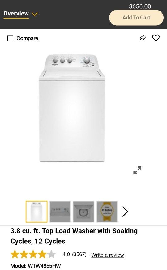 Brand NEW Whirlpool Washer N Dryer