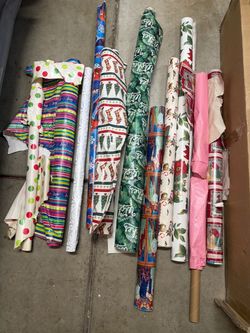 FREE - Used Christmas Wrapping Paper Rolls