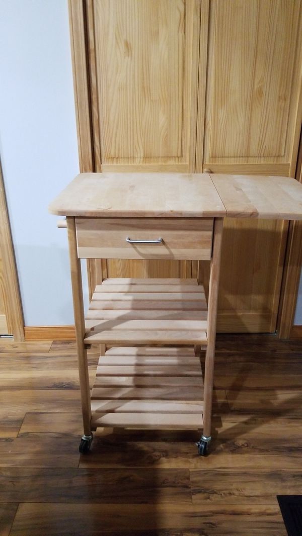 Wooden kitchen Cart for Sale in Franklin, NC - OfferUp