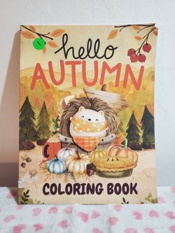 Autumn Themed Coloring Book