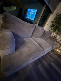 Living spaces 3 seaters, 2 pieces