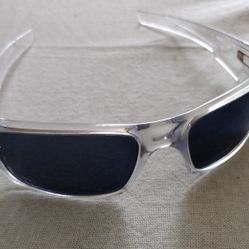 Clear Oakley Sunglasses With Blue Lenses