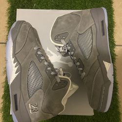 Wolf Grey Retro 5 Air Jordan Size 11.5