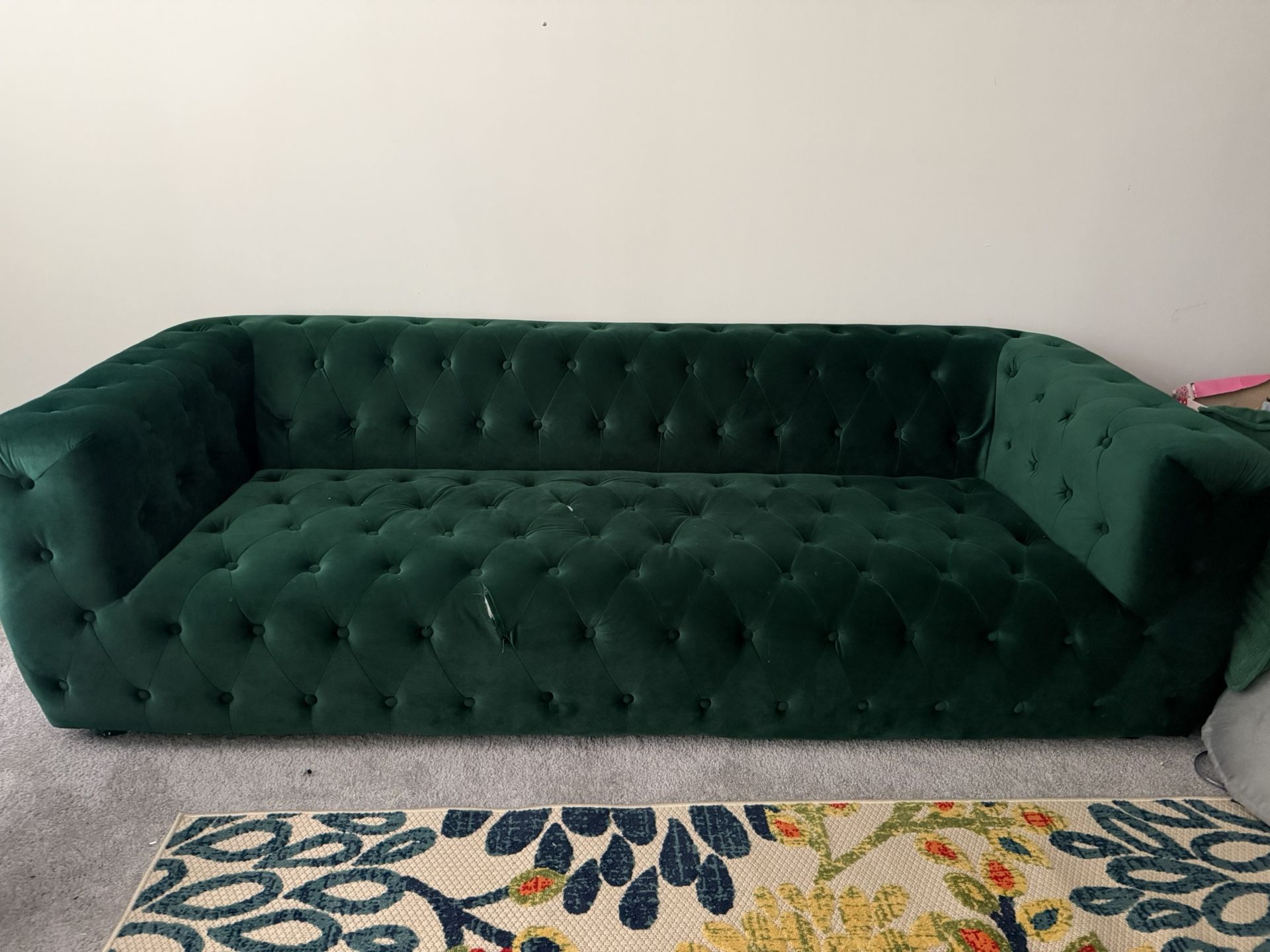 Emerald Green Couch