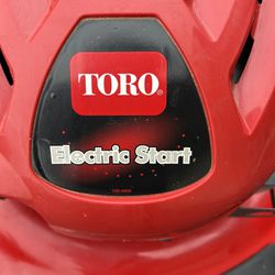 Toro Electric Start. 22””, Self Propelled, Recycler, Lawn Mower 