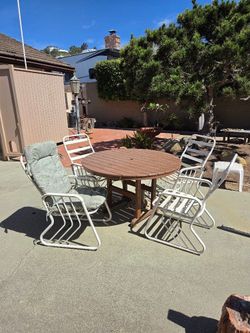 Patio table and chairs
