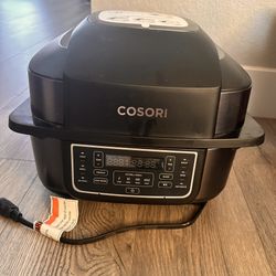 Cosori Smart Indoor Grill and XL Air Fryer, an 8-in-1
