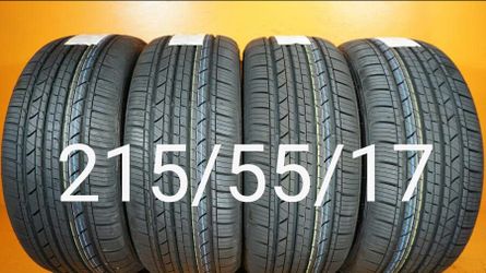 215/55/17 For Sale 4 New Tires We Service Motorcycle Tires