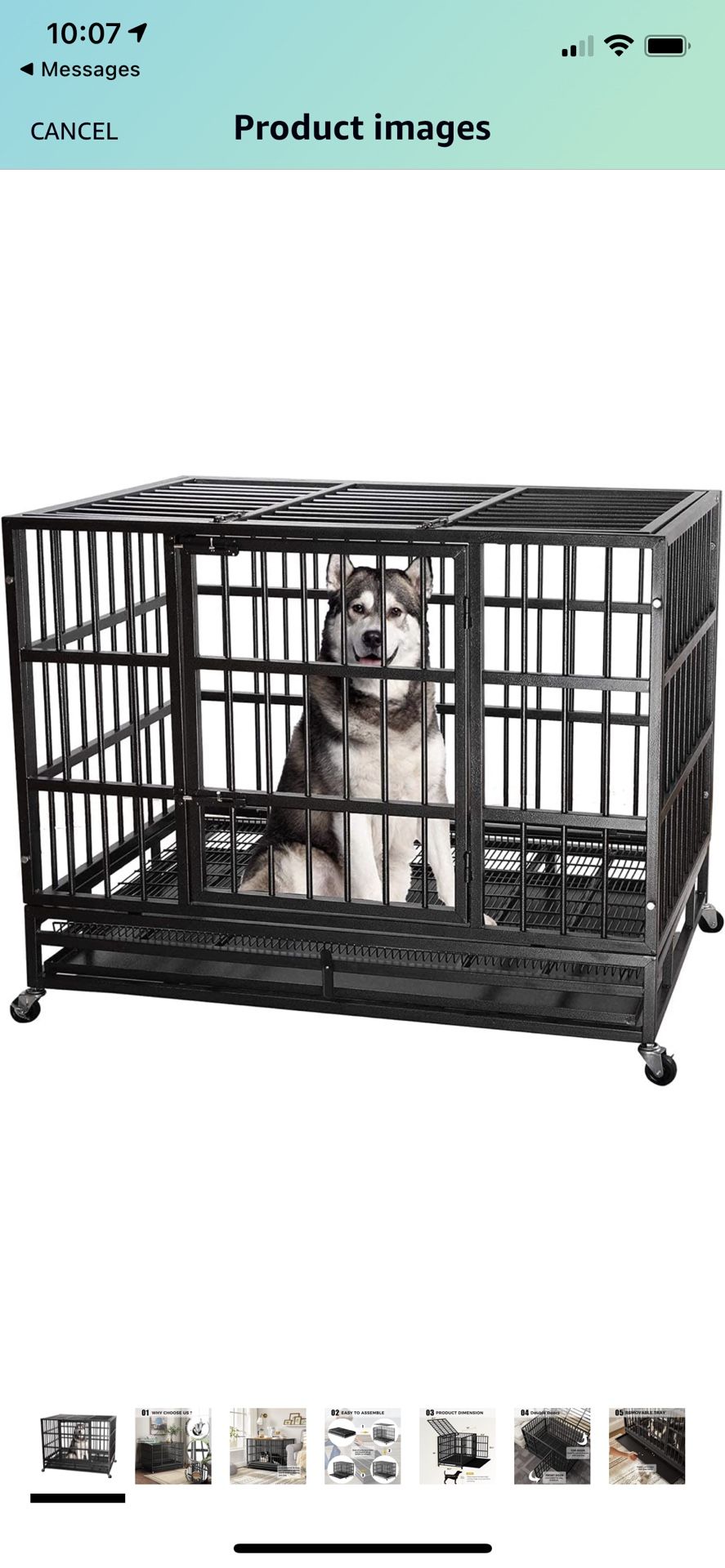 ITORI 48 inch XXL Heavy Duty Indestructible Dog House