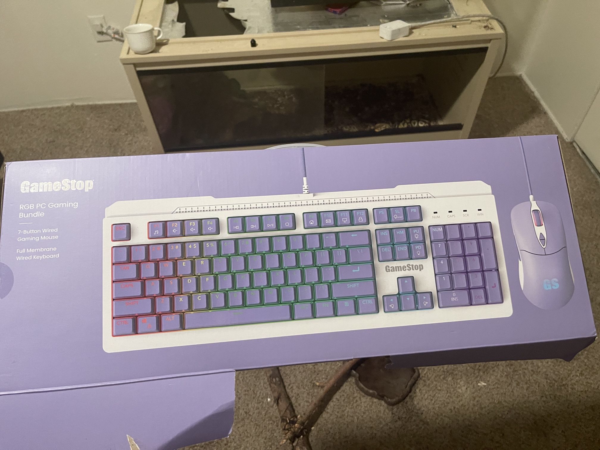 Keyboard And Mouse Set From Game Stop