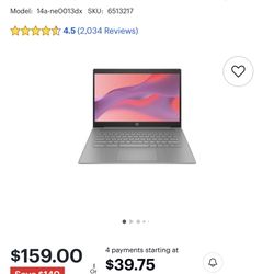 HP - 14" Chromebook Laptop - Intel Celeron - 4GB Memory - 64GB eMMC - Modern Gray