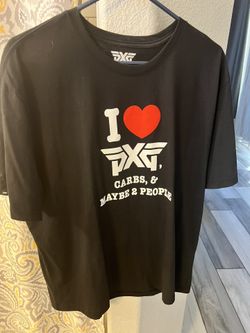 PXG T-shirts.