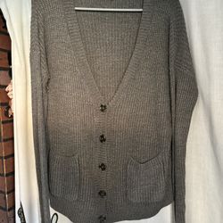 Gray Cardigan 