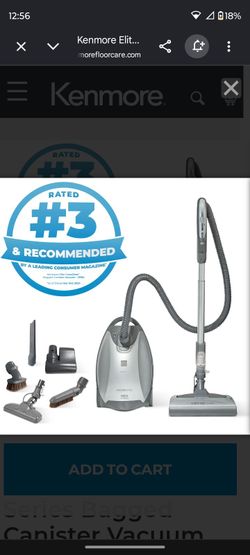 Kenmore Elite CrossOver Canister Vacuum