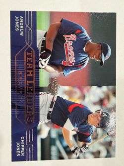 Andruw & Chipper Jones Upper Deck Team Leaders Card